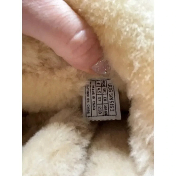 Ugg Upside Tall 5163 Brown Suede Lace Up Women's Size 6 Winter Snow Boots - Picture 10 of 12